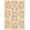 Peach Pink, Pattern 1, variant on ODIKA Vintage Rose Medallion With Romantic Trailing Cottage Vine Border Floral for Living Room, Under Sectional, Family , Non-Slip Flatwoven