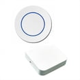 thumbnail image 1 of Zigbee Wireless Smart Scene Switch with Gateway Intelligent Linkage Switch Automation Work with Smart Life,1 x Smart Scene Switch 1 x Gateway,White, 1 of 7