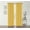 Yellow, variant on Kate Aurora 2 Pack 100% Blackout Thermal Energy Saving Grommet Top Curtain Panels - Yellow, 45 in. Long