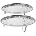 thumbnail image 4 of 2 Pcs Grille de Cuisson à la Vapeur Grille de Cuisson à la Vapeur en Acier Inoxydable, 4 of 4
