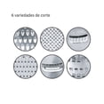 thumbnail image 3 of Rallador Manual 6 Caras Hudson Acero Inoxidable 7.9 Pulgadas Base Antideslizante, Rallador Multiusos para Queso, Verduras y Más, Color Plateado, 3 of 6