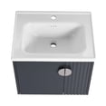 thumbnail image 4 of Modern Bathroom Vanity Cabinet with Sink, Wall Mounted Floating Storage Cabinet with Soft-Close Door, 4 of 8