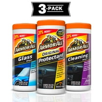 Armor All Original Protectant Glass Wipes, 3 Packs