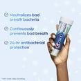 thumbnail image 2 of Crest Toothpaste Clean Breath Peppermint 2.5oz - Neutralizes Bad Breath, Antibacterial Protection, Fights Cavities, Freshens Breath, Gently Whitens, 2 of 15