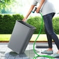 thumbnail image 6 of 13.2 Gallon Gray Plastic Sensor Trash Can Durable Dent-Proof 50 L Rectangular Slim Bin, 6 of 7