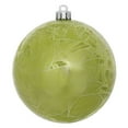 thumbnail image 2 of Vickerman 8" Burn Org Matt Ball  Drill 1/Bag Ball Ornament, 2 of 2