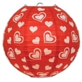 thumbnail image 1 of The Beistle Company Lanternes en Papier Coeur (Pack de 6), 1 of 6