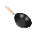 thumbnail image 4 of Frying Pan Even Heating Smooth Coating Multifunctional Iron Pot with Convenient Handle for Daily Home Cooking 24cm/9.44in, 4 of 20
