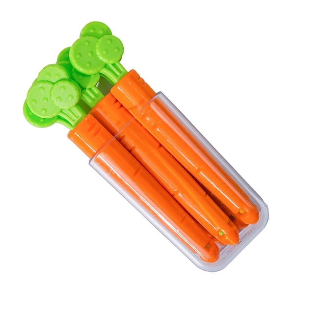 Ounissouiy 5 Pieces Food Snack Sealer Carrot Clamp Accessories Refrigerator Sealing Organizer Storage Fresh Vacuum Box Clips Cocina y Comedor