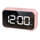 thumbnail image 1 of Reloj de escritorio con música Bluetooth LED, espejo de control de voz inteligente de carga, cinco grupos de despertadores, 1 of 5