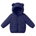 thumbnail image 4 of Edvintorg Girls Fleece Jacket Long Sleeve Loose Casual Zip up Coat Solid Color Hooded Puffer Outerwear with Pocket Teenage Girl Clothes Size 4-15, 4 of 9