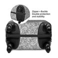 thumbnail image 4 of Lsque GlitterSilver Printed Luggage Cover, Travel Luggage Protector,Scratch and Dirt Resistant, Fits 18-32 Inch Luggage - X-Large, 4 of 9