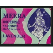 Lavender, Meera Incense, 16 Cone Box, From India