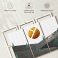 thumbnail image 6 of Elephant Stock Geometric Mountain Range Wall Art - Horizontal Multi Panel Canvas - Living Room Wall Decor - Nature Multi Panel - Blue And Gray Decor - 65" x 42", 6 of 8