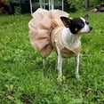 thumbnail image 5 of HQREA Bling Dog Flower Dress Girl Pet Tutu Cat Luxury Princess Wedding Skirt, 5 of 6