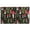 Red Mushroom Leaf, variant on Red Mushroom Snail Black Pattern Door Rugs,Washable Non Slip Door Mats Indoor,Decorative Door Mats,Entry Mat Indoor for Entrance,Bedroom,Kitchen,Bathroom,17"x30"