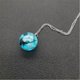 thumbnail image 4 of Glow in the Dark Resin Rould Ball Moon Pendant Necklace Women Blue Sky White Cloud Chain Necklace Fashion Jewelry Gifts For Girl, 4 of 5