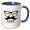 Blue/White, variant on 3drose, Best Dad Typography with Fun Icons, 11oz Mug