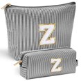 thumbnail image 1 of Bolsa de maquillaje YOOLIFE con iniciales personalizadas para mujer Black Z, 1 of 6