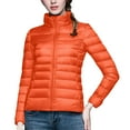 thumbnail image 2 of Women Lightweight Packable Puffer Jacket Stand CollorCasual Feather Down Coat Water Resistant Winter, 2 of 6