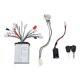 thumbnail image 1 of Interruptor de perilla de Control de velocidad de bicicleta eléctrica, controlador sin escobillas negro de 36V 48V 350W, interruptor de encendido de bicicleta eléctrica Ultra sensible, 1 of 8