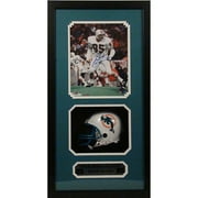 NFL Nick Bounicotti Autographed Shadow Box with Mini Helmet, 14x20