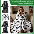 thumbnail image 3 of Zeyigg Flannel Throw Blanket Digital Printed Soft Lightweight for Couch Sofa Bed Travel Decorative E, 3 of 4