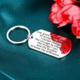 thumbnail image 4 of Encouragement Gifts Keychain for Men Women Serenity Prayer Sobriety Addiction Recovery AA Gifts Inspirational Gifts for Him Her Birthday Christmas Religious Jewelry Sober Gifts One Day at A Time Tag, 4 of 7