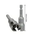 thumbnail image 2 of Woodworking Tools Wing Nut Socket Driver Bit Power Wing Nut Driver Nut Driver Set Wing Drill Bit Socket Wrenches Hex Shank Steel Drill For Panel Screws, 2 of 5