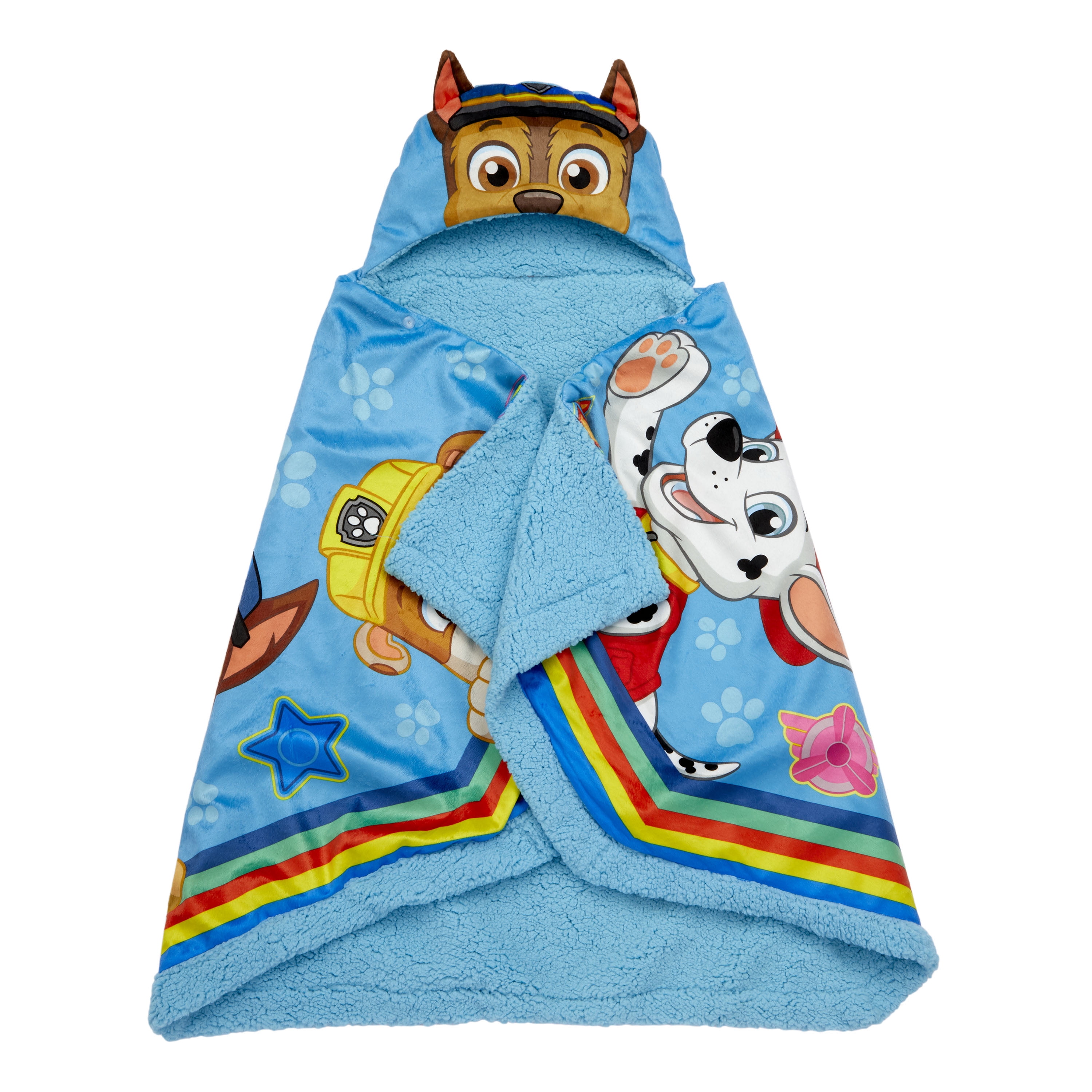 Paw Patrol Sciarpa Tubolare Scaldacollo Per Bambini – Blu, Taglia Unica, 4-10 Anni, Con Motivo Zuma O Chase - 3