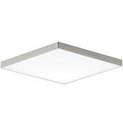 Maxim 57669Wt 11" Wide Integrated Led Flush Mount Ceiling Fixture - Nickel