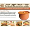 thumbnail image 2 of VitaClay Smart Organic Multi-Cooker - A Rice Cooker, A Slow Cooker, A Digital Steamer, Plus A Bonus Yogurt Maker (6 cup / 3 Qt), 2 of 4