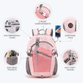 thumbnail image 4 of Mochila de senderismo MELOLILA 20L para mujeres y hombres con bolsillo desmontable, 4 of 9