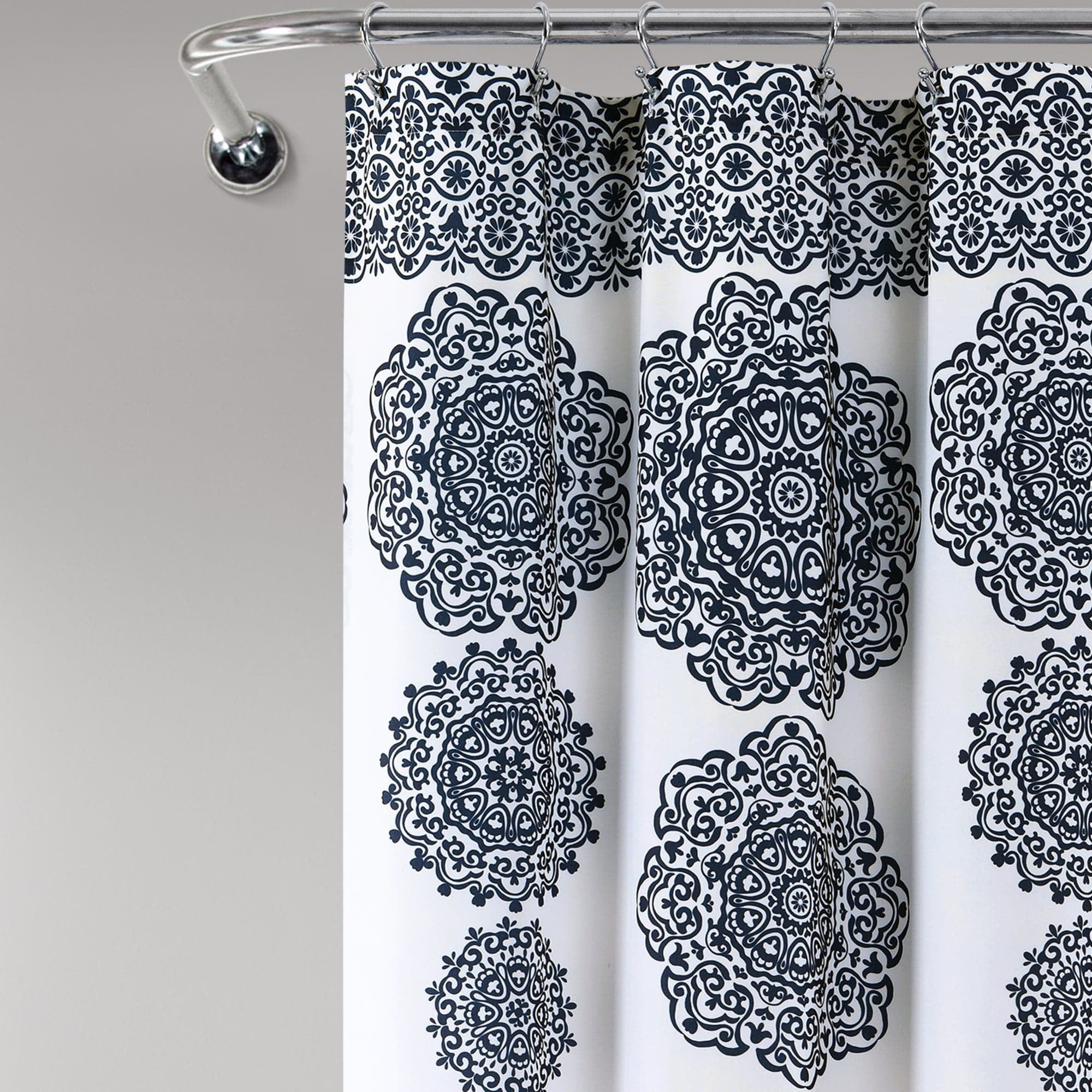 Stripe Medallion 72"X72" Shower Curtain