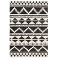thumbnail image 2 of Safavieh Dhurries Oraline Geometric Wool Area Rug, Black/Ivory, 4' x 6', 2 of 11