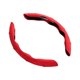 thumbnail image 2 of Cubierta del volante del automóvil, accesorios interiores para automóviles, borde suave y cómodo de 15 " Rojo Zulema Cubierta del volante, 2 of 8