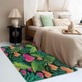 thumbnail image 3 of Tropical Leaf Rug 5x6 Area Rugs for Bedroom Living Room, Jungle Botanical Area Rug, Love Heart Carpet Machine Washable Non-Slip Large Rug, Soft Low Pile Area Rug, Indoor Decorative Rug G&n48, 3 of 7