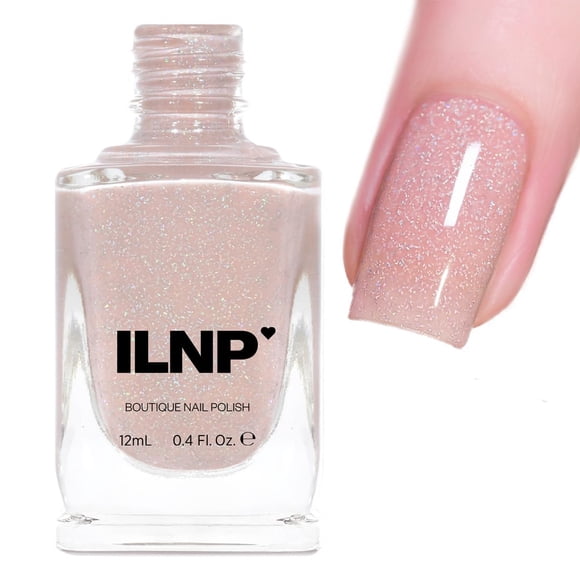 Esmalte de uñas ILNP Birthday Suit, cachemir, rosa, holográfico, 12 ml