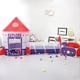 thumbnail image 4 of Tienda de juegos para niños y niñas en interiores, tienda de yurta, casa de juegos interactiva para padres e hijos, espacio para niños, 4 of 6