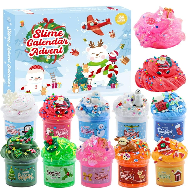 Calendario de Adviento Funewest Slime 2024 con 24 sorpresas para niños