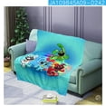 thumbnail image 1 of Smiling Critters Flannel Blanket, Super Soft Blanket, 3D Printing, Wool Blanket, Suitable For Sofa Living Room-Youyoupin, 1 of 3