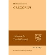 Altdeutsche Textbibliothek: Gregorius (Paperback)