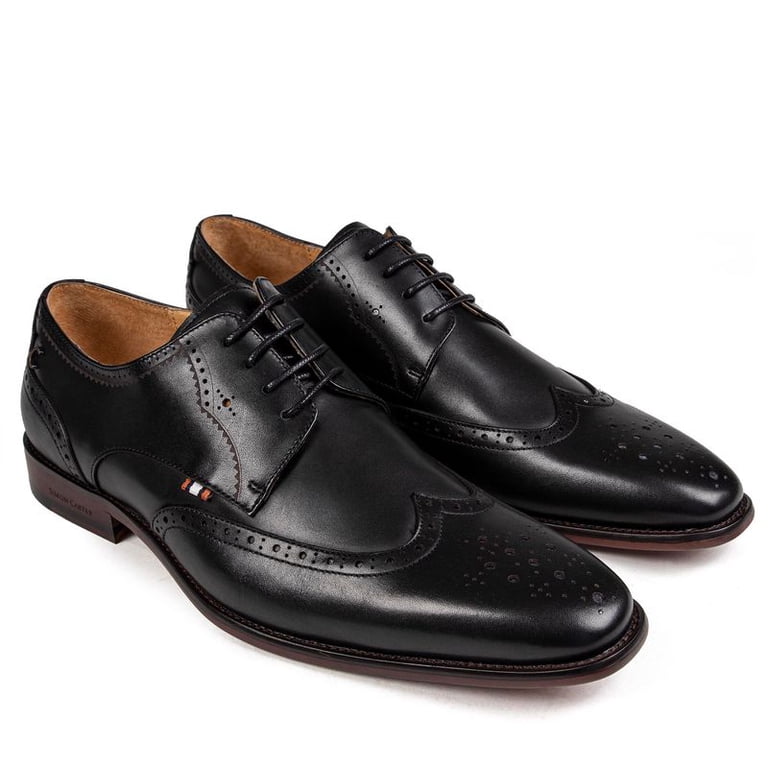 Mens Simon Carter Salmon Shoes In Brown | Soletrader