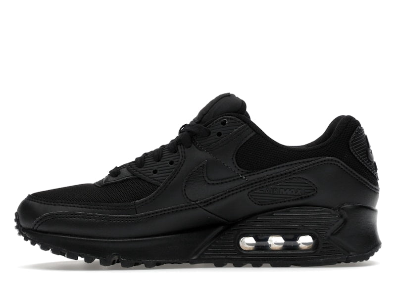 Nike Women's Air Max 90 Triple Black Running Shoes, from StockX