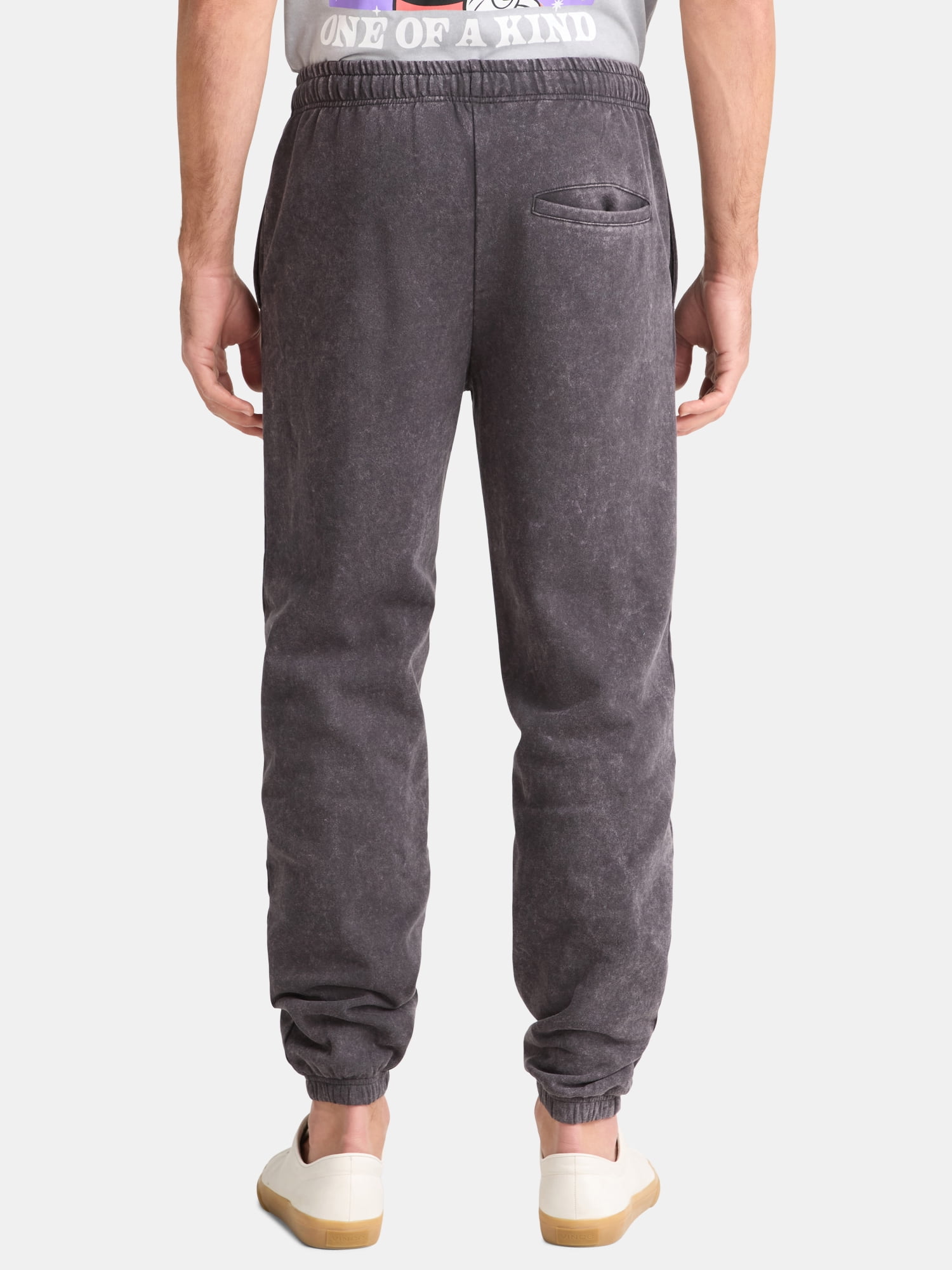Mickey Mouse Men's and Big Men's Logo Graphic Jogger Pants, 27" Inseam, Sizes S-3XL