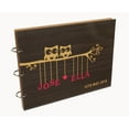 thumbnail image 7 of Darling Souvenir Personalized Engraved Laser Cut Wedding Guest Book Wooden Cover Sign-in Book Registry Guestbook Scrapbook-QX, 7 of 7
