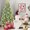 Blue+Green#56, variant on Christmas Tree 5FT Blue-Green Tint PE/PVC Christmas Tree with 250 Warm White LED Lights – 854 Tips, Hinged Branch Design, Full Natural Look, Metal Stand, Easy Assembly Holiday Decoration,Flocked Chri
