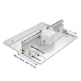 thumbnail image 6 of Router Table Insert Plate Wood Router Plate Auxiliary Tool Benches Multifunction Aluminum Router Insert Plate for Milling Engraving b wth Backer, 6 of 8