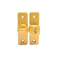 thumbnail image 1 of 90 Degree Sliding Door Lock Pin Clip Security Buckle Secure Sliding Doors Cabinets Pet Gates Aluminum Alloy Rust-Proof Latch Easy Install Hardware Included for Home Office, 1 of 6