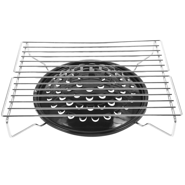 Phenofice 1Set Stainless Steel Charcoal Bbq Grill Rack for Outdoor Grilling with Durable Mesh Design